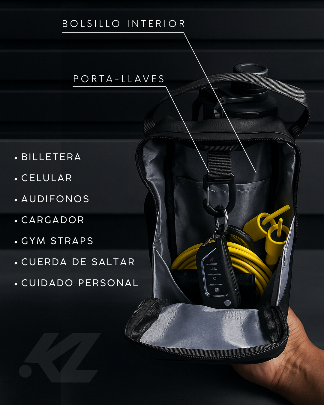 Magnetic Gym Bag | KINÉTICA LIFE®